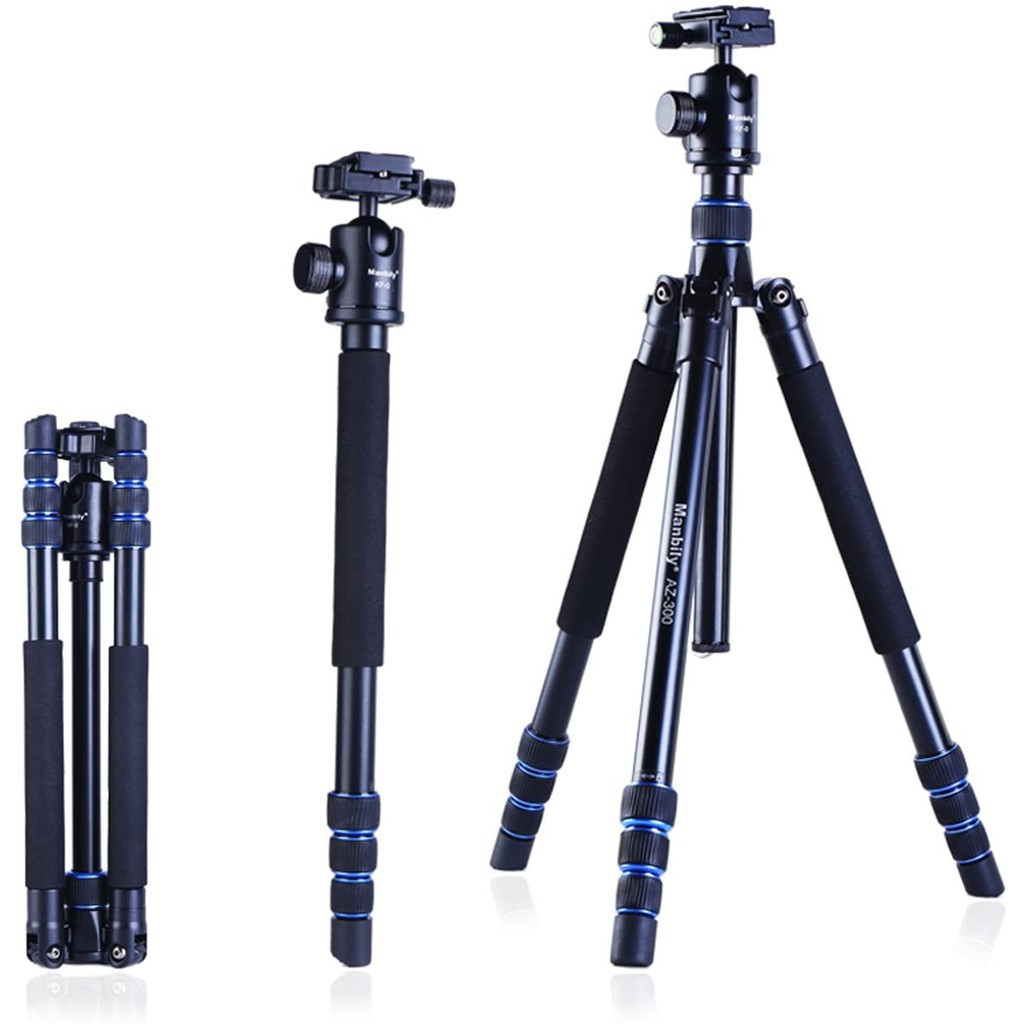 [Mã 229ELSALE hoàn 7% đơn 300K] CHÂN MÁY ẢNH TRIPOD/ MONOPOD MANBILY AZ-300-CHÍNH HÃNG