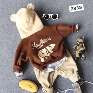 Áo nỉ bông gấu Choco
