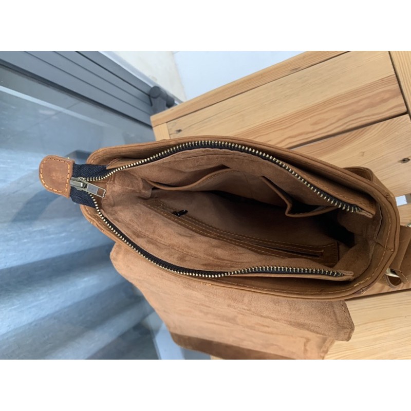 Túi da bò thât , túi da bò đeo chéo | BigBuy360 - bigbuy360.vn