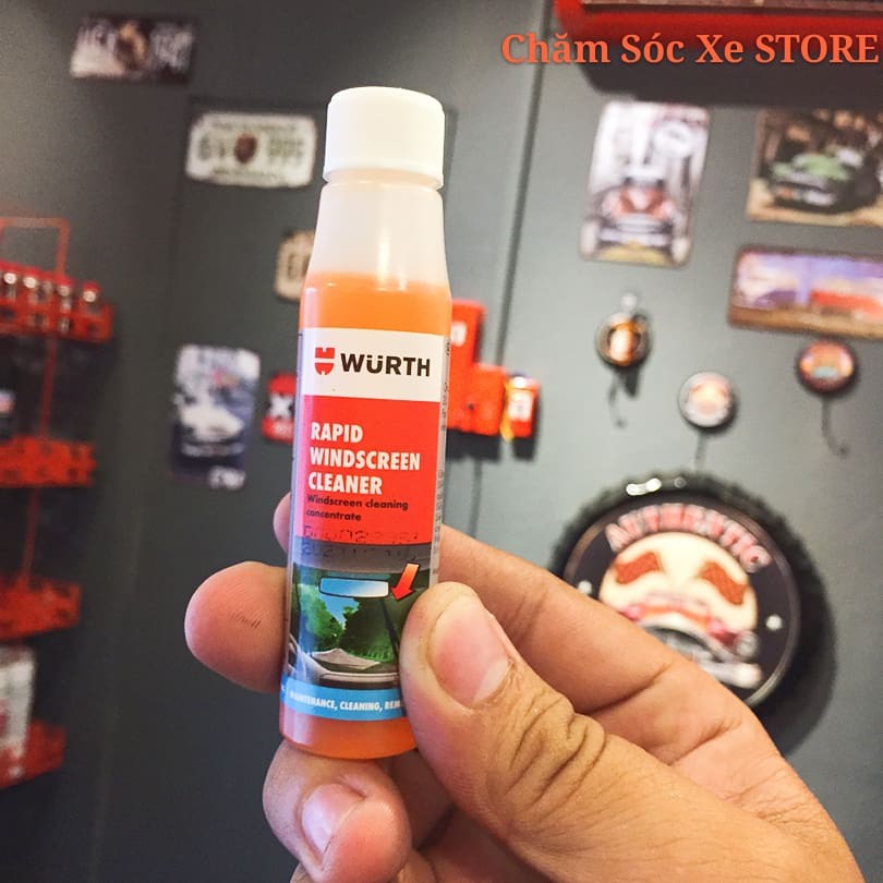 (NHẬP KHẨU ĐỨC) NƯỚC RỬA KÍNH XE Ô TÔ - WURTH RAPID WINDSCREEN CLEANER