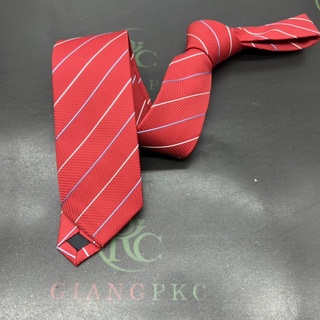 Cà vạt nam đỏ 6cm tự thắt công sở Giangpkc