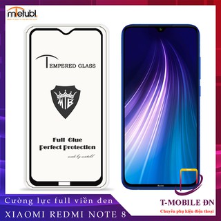 Miếng dán Kính cường lực 9H dành cho máy Xiaomi Redmi Note 8 - Full viền đen