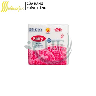 Khăn giấy ăn Napkin Fairy 100 tờ 2 lớp