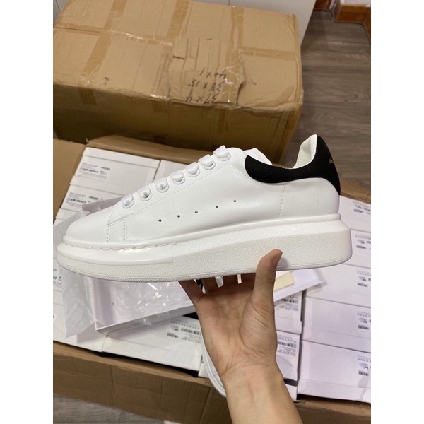 [SIEU PHAM] Giày thể thao Sneaker Mcqueen Trăng gót đen độn đế 5p Nam nữ Ảnh thật + Freeship | BigBuy360 - bigbuy360.vn