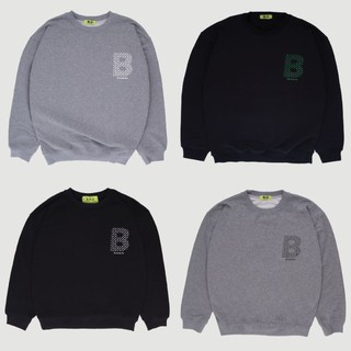 Áo B Sweater (ĐEN/XÁM)