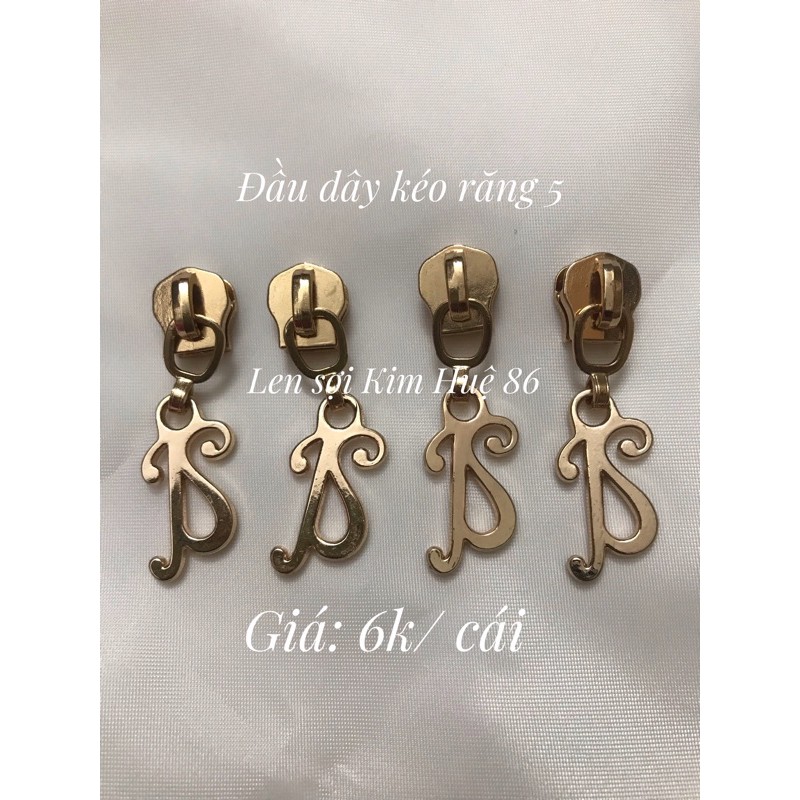 Đầu dây kéo răng 5 (dùng cho dây kim loại)