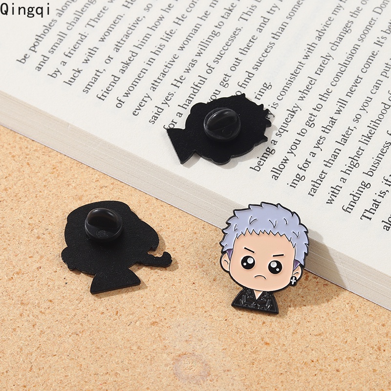 Set 5 ghim cài áo MISS ZOE tráng men phong cách hoạt hình Demon Slayer Hunterxhunter làm quà tặng cho bạn bè