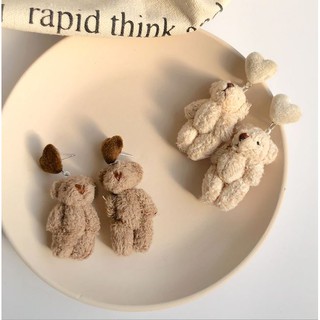 [MOE MODE ON] Hoa tai teddy bông độc lạ
