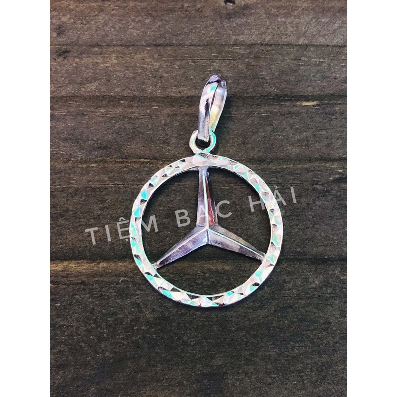 MẶT DÂY CHUYỀN BẠC MERCEDES CHO NAM/NỮ