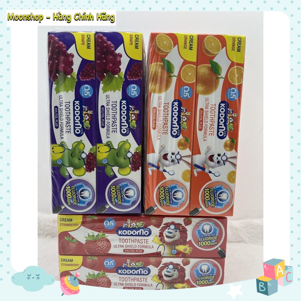 ĐỦ MÙI - TUÝP TO 65GR - KEM ĐÁNH RĂNG NUỐT ĐƯỢC CHO BÉ KODOMO THÁI LAN