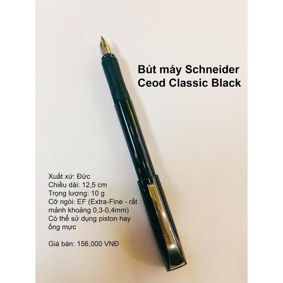 Bút máy Schneider Ceod  Classic Black