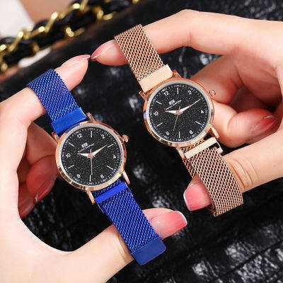 Đồng hồ nữ ♣Đồng hồ đeo tay nữ mẫu mới 2020 xu hướng Hàn Quốc của học sinh đơn giản Tính khí ban đêm Hoang Dã Net Red Nữ