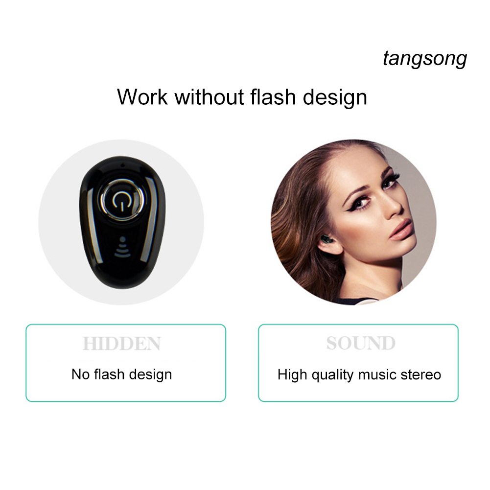 Tai Nghe Nhét Tai Ts-S650 Kết Nối Bluetooth 4.1 Âm Thanh Stereo Sống Động