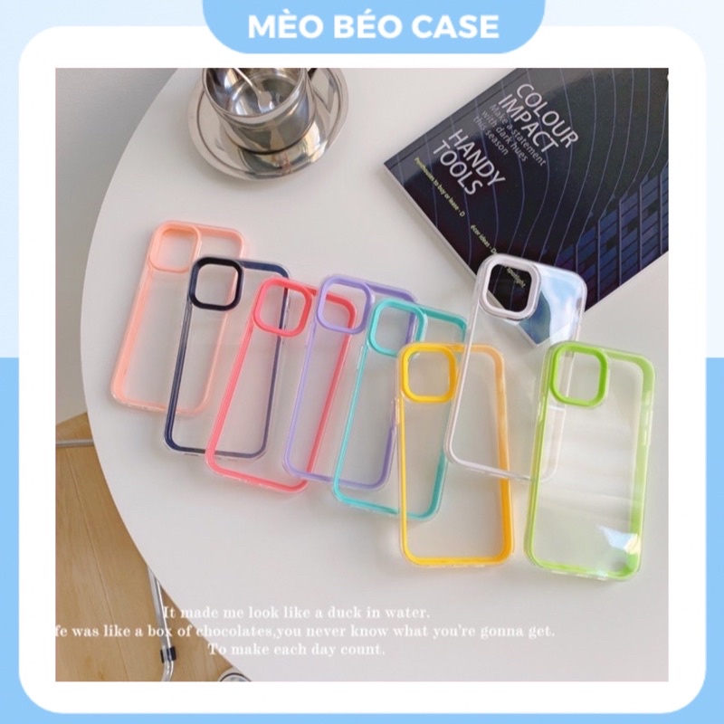 (SIÊU RẺ) Ốp lưng Iphone trong suốt chống sốc, bảo vệ cam 7/7plus/8/8plus/x/xr/xs/11/12/13/pro/max/plus/promax