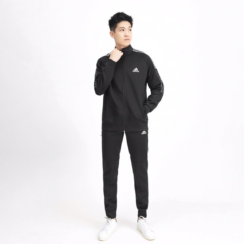 Đồ bộ nam nữ thể thao cao cấp phối màu, Bộ đồ nam chất poly 2da co giãn 4 chiều thời trang xuất khẩu