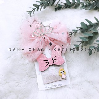 [I020] Set cặp tóc công chúa elsa cho bé