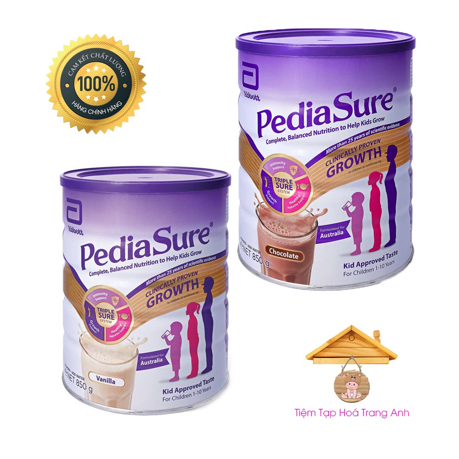 Sữa Pediasure 850g Úc cho bé