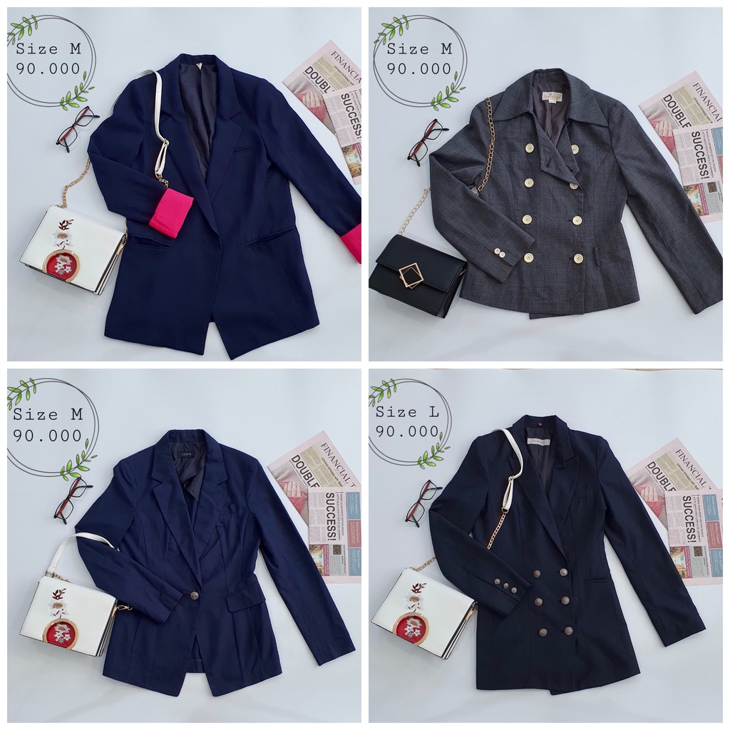 Vest, blazer Hàn - Nhật  đồng giá 90k