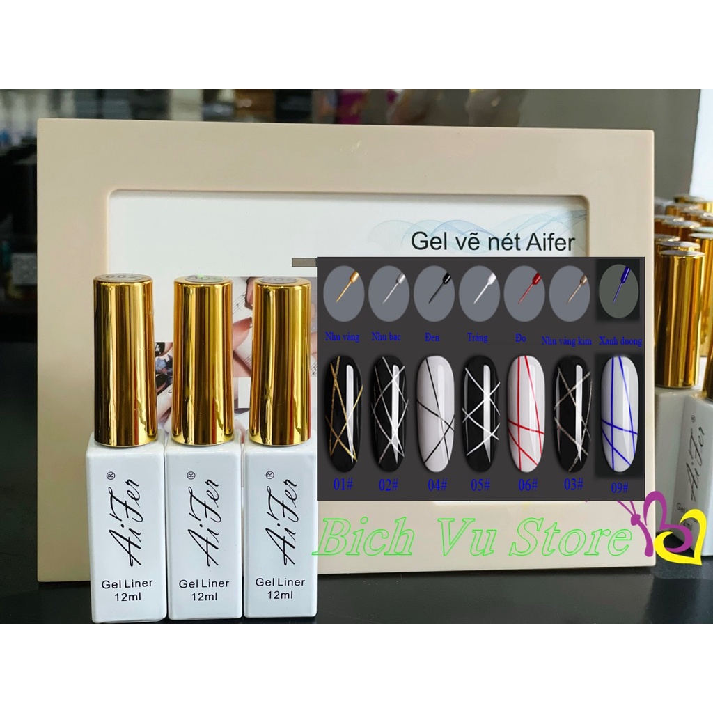 Gel vẽ móng cọ nét