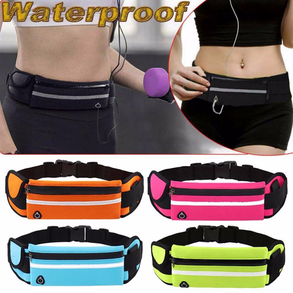 VANES1 Fashion Waist Bag Travel Running Bags Gym Bag Crossbody Colorful Men Women Cycling Pack Multifunction Purse Pocket Belt Bag/Multicolor