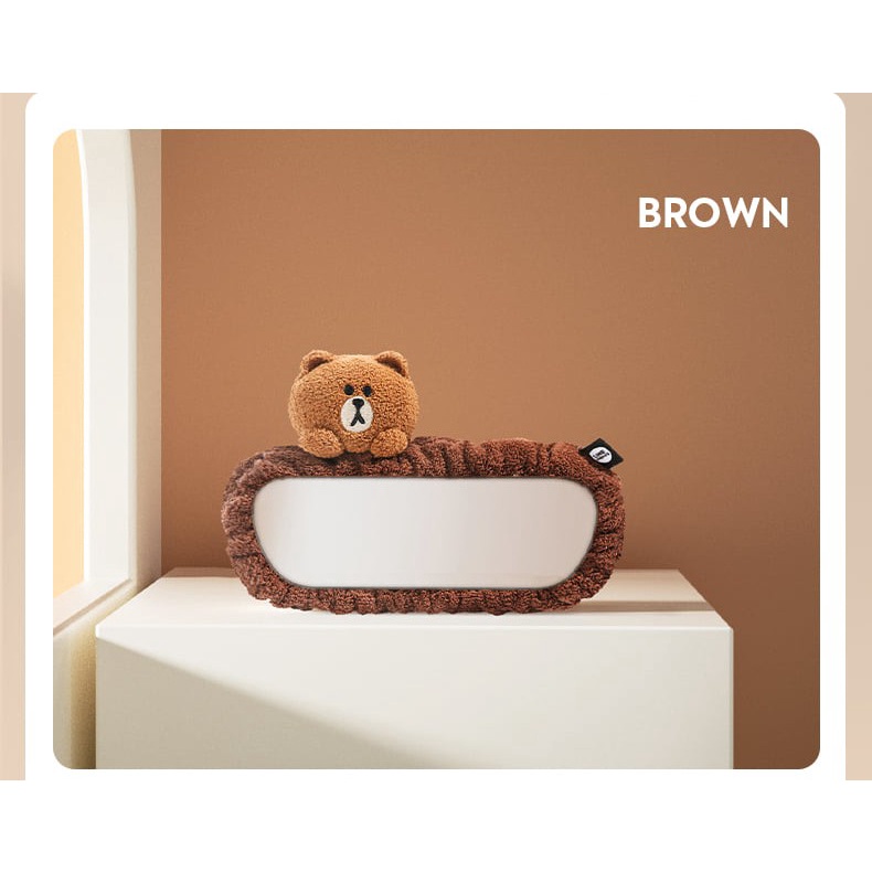 BỌC KÍNH TRƯỚC XE Ô TÔ TRANG TRÍ HÌNH GẤU BROWN DỄ THƯƠNG