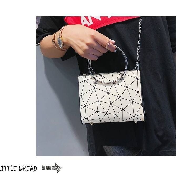 Túi đeo chéo mini hình vuông nhiều màu sắc thời trang Hàn Quốc cho nữ