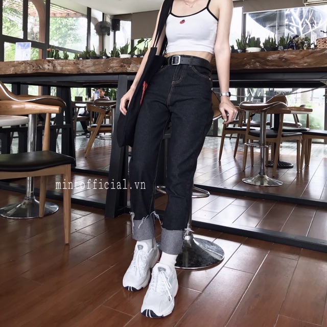 Quần jeans suông đen xám | BigBuy360 - bigbuy360.vn