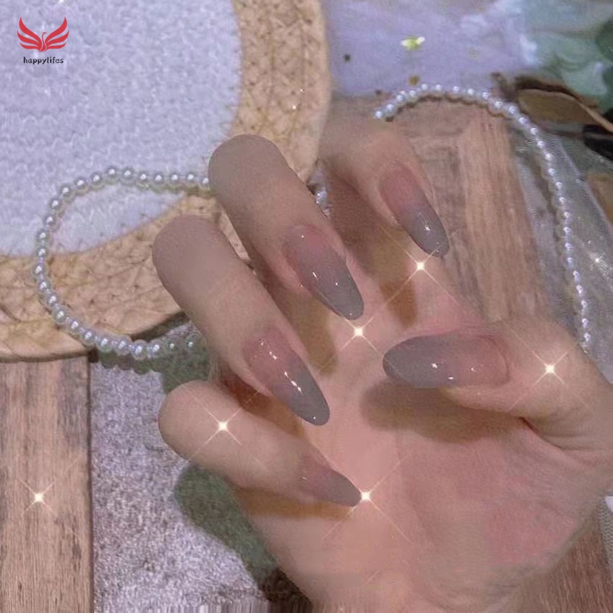 Set 24 móng tay giả kèm keo dán dễ sử dụng và tháo rời thời trang dành cho nữ