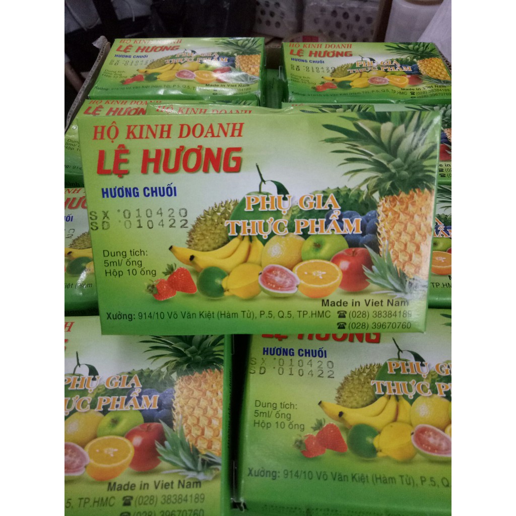 (Chỉ từ 13K ) Tinh dầu chuối Lệ Hương LOẠI 1 - Hộp 10 ống - SỈ GIÁ TỐT | BigBuy360 - bigbuy360.vn