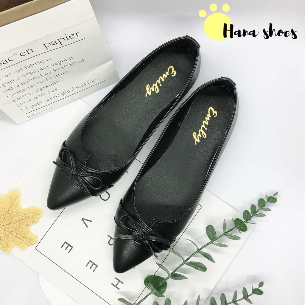 Giày bệt búp bê nữ đính nơ xinh xắn siêu bền B8 | BigBuy360 - bigbuy360.vn