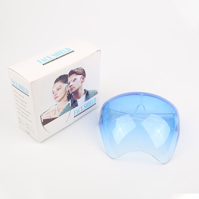 mnjhyr Mắt kính phòng dịch FACE SHIELD chống giọt bắn che hết khuôn mặt , bảo hộ chống bụi gió đi đường [ KHẨU TRANG NHỰA ] nhtert