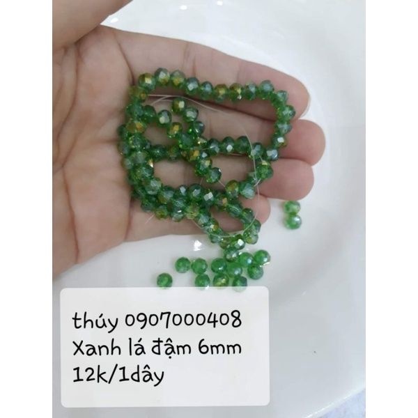 Pha lê bánh cam 6mm