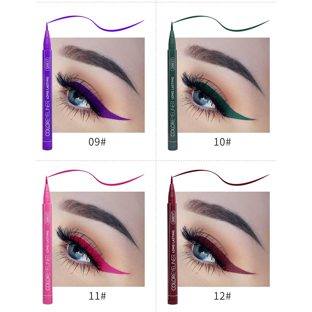 [Hàng mới về] Bút Kẻ Mắt Nước Qibest Kháng Nước Nhòe Màu Lâu Trôi