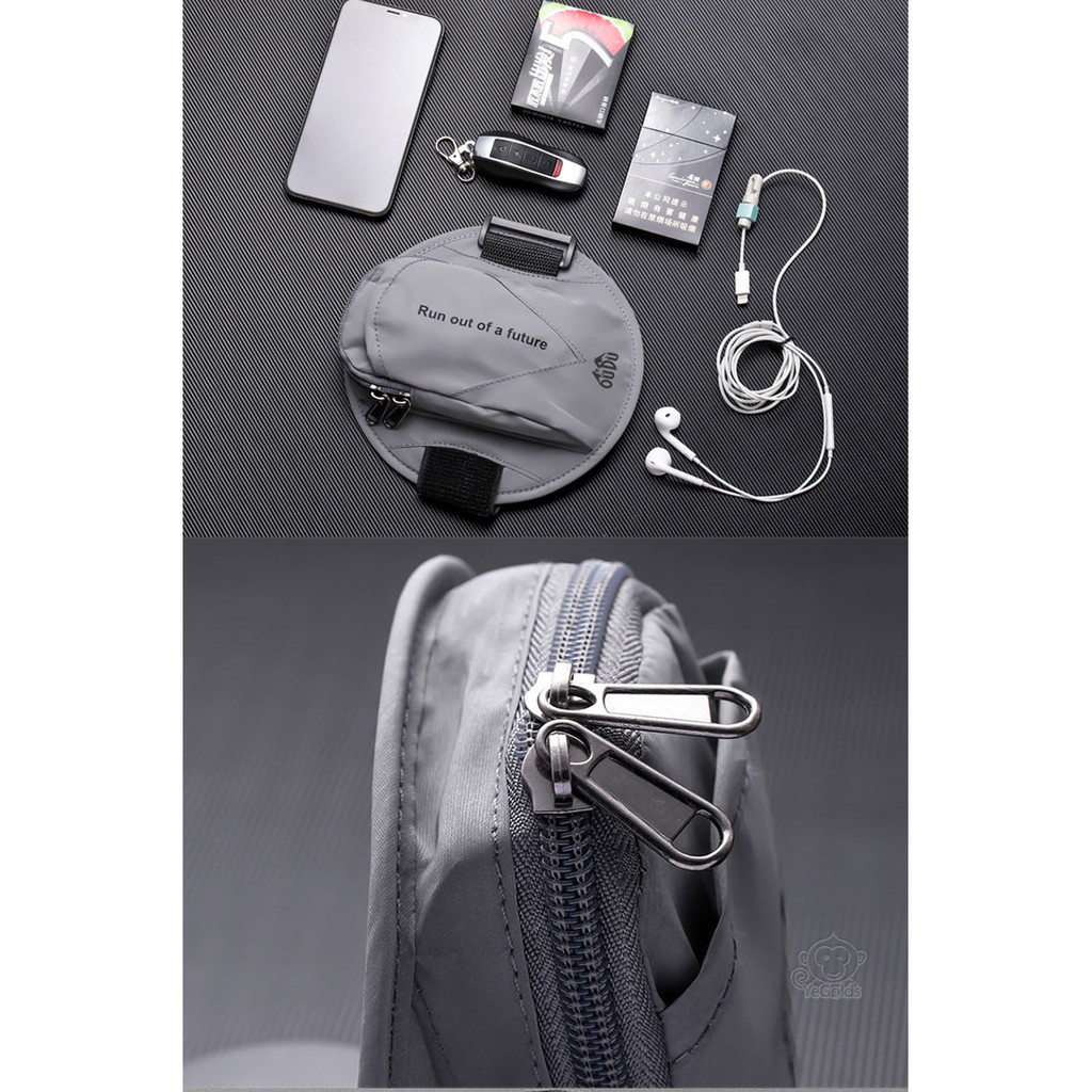 Túi đựng điện thoại vật dụng đeo tay tập thể thao chống nước Brachial Bag (Xám)