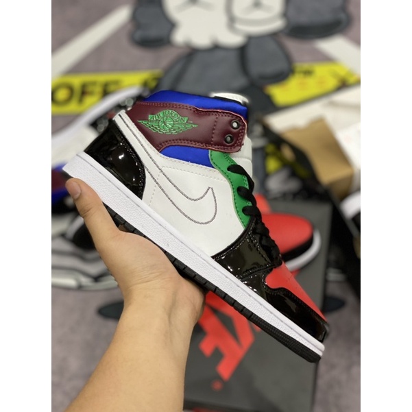 Giày thể thao cổ cao 7 Màu full box + tặng dây kèm