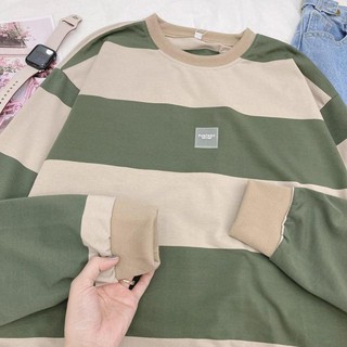 Áo tay dài Sweater sọc