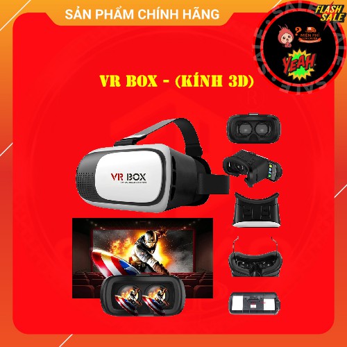 KÍNH THỰC TẾ ẢO VR BOX 2 THỂ GIỚI ẢO SIÊU THỰC - SỐNG ĐỘNG TỪNG PHÚT GIÂY(Hàng chuẩn loại 1)