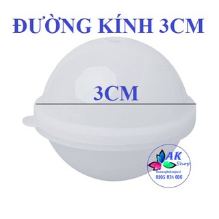 Khuon silicon quả cầu đk 3cm / 2504.206