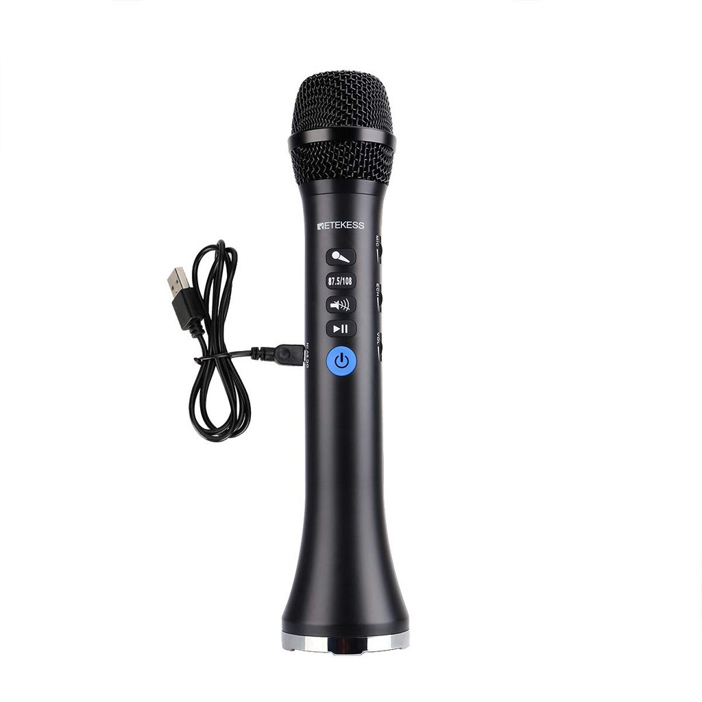 Micrô Retekess Tr617 15w / 20w Không Dây Bluetooth Đầu Ra Fm Kết Nối Karaoke