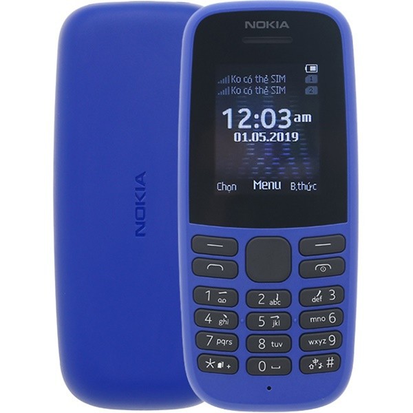 Điện thoại Nokia 105 (1 sim) - Hàng chính hãng