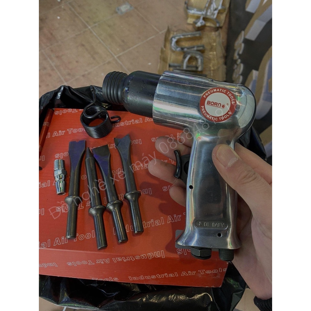 Súng Rung Nồi Côn ALONGTOOL, máy bắn, đục, rung nồi côn và báng sau xe ga kẹt cứng khó ra