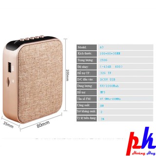 Máy trợ giảng earise a3, loa trợ giảng earise a3, loa a3
