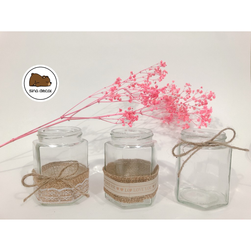 BÌNH THỦY TINH 280ML DECOR TRANG TRÍ NHÀ CỬA