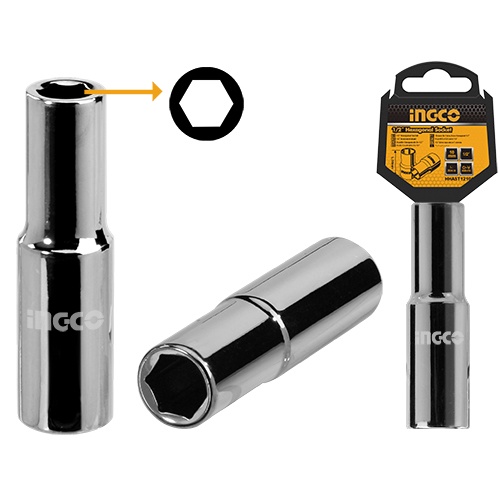 Đầu tuýp dài 6 góc 1/2 Ingco