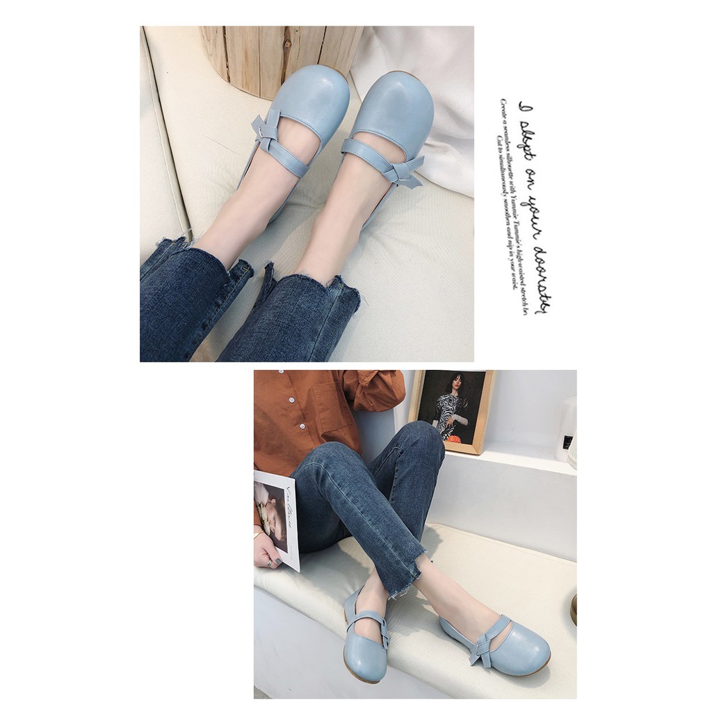 Giày Búp Bê Nữ Mũi Tròn Thời Trang Xuân Hè 2020 | BigBuy360 - bigbuy360.vn