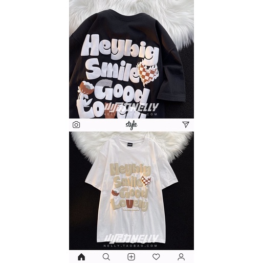 Áo phông nelly heybig sale (có sẵn) 19 lovely smile
