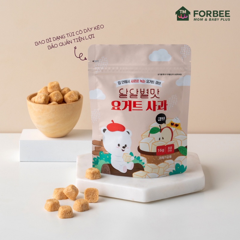 Combo 2 Gói Sữa chua khô Samdowell ALLBARM - Cho bé từ 7 tháng tuổi - FORBEE