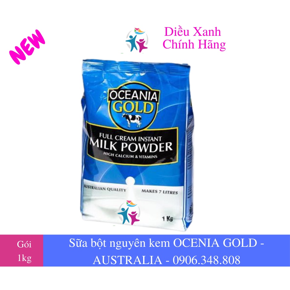 Sữa OCEANIA GOLD Sữa Bột Devondale Nguyên Kem 1KG - Sữa A2 Úc Nhập Khẩu