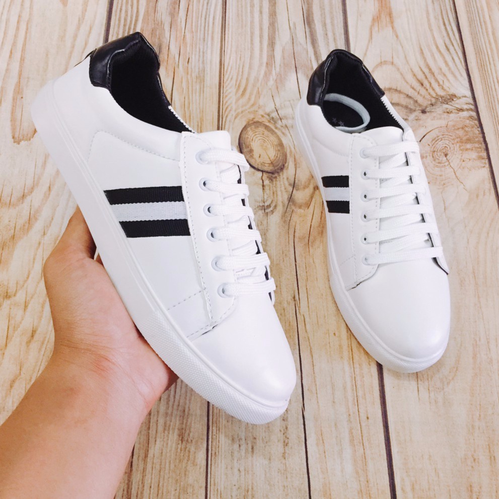 [sale lổ xả kho]Giày Sneakers thể thao nam kiểu 3 sọc được yêu thích | BigBuy360 - bigbuy360.vn