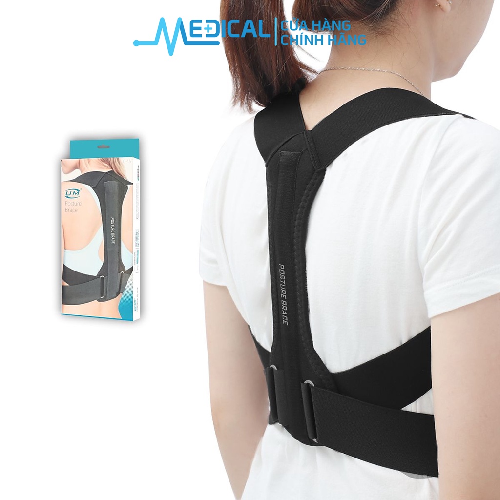 Đai chống gù lưng United Medicare C15 màu đen - MEDICAL